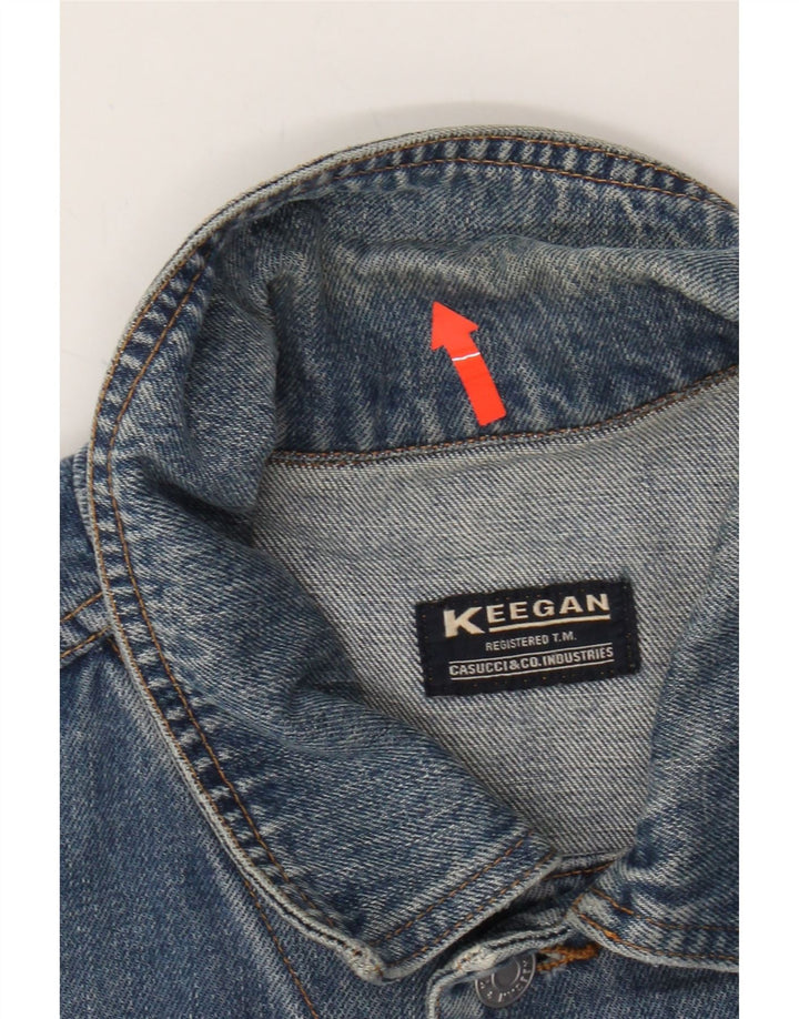 CASUCCI Mens Denim Jacket UK 42 XL Blue Cotton Vintage Casucci and Second-Hand Casucci from Messina Hembry 
