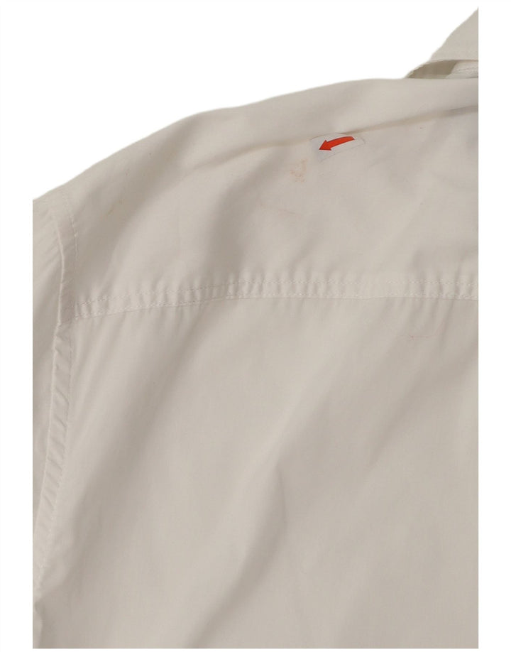 GUESS Mens Regular Fit Shirt XL White Cotton