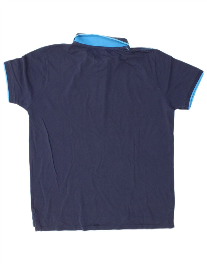 AVIREX herre poloshirt Medium marineblå bomuld
