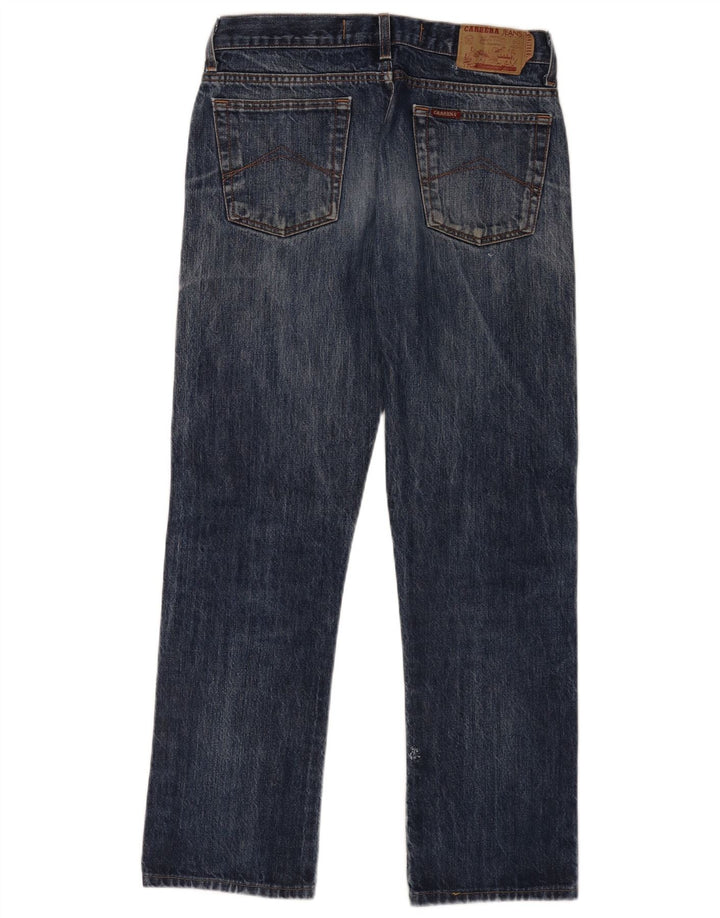 Carrera Straight Jeans til mænd W33 L28 Blå Bomuld