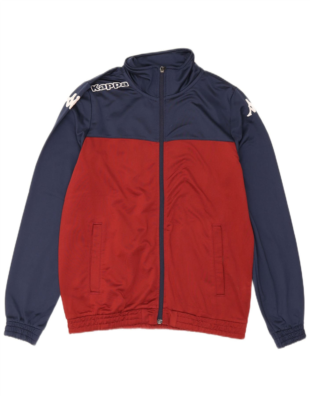 Kappa Herre grafisk træningsdragt Topjakke Lille Burgundy Colourblock