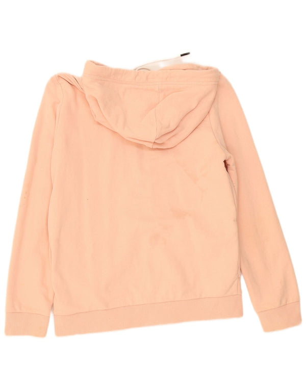 Superdry hættetrøje til kvinder med lynlås UK 10 Small Pink Bomuld