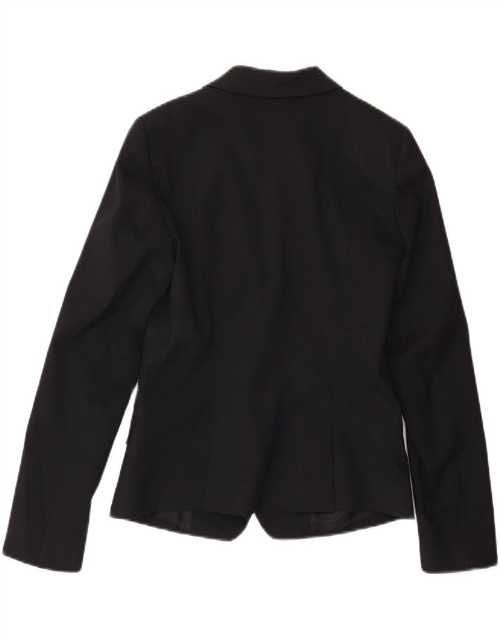 SISLEY Womens 2 Button 2 Piece Suit IT 42 Medium W34 L29 Navy Blue Vintage Sisley and Second-Hand Sisley from Messina Hembry 