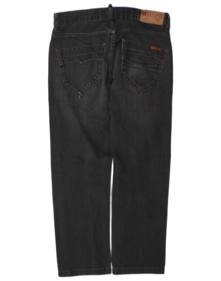 Mustang Straight Jeans til mænd W32 L28 Grå bomuld