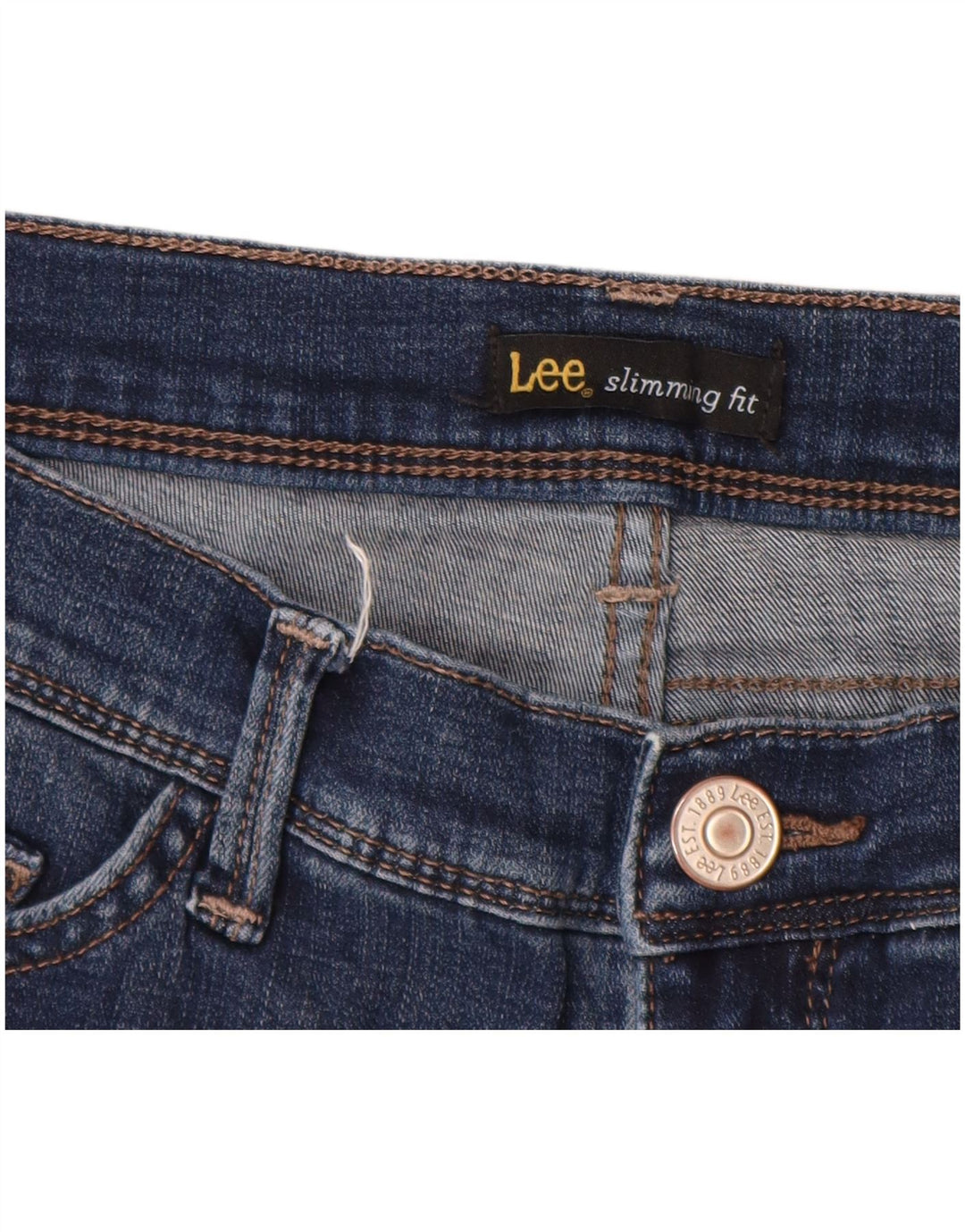 LEE Slim Jeans til kvinder W28 L26 Blå