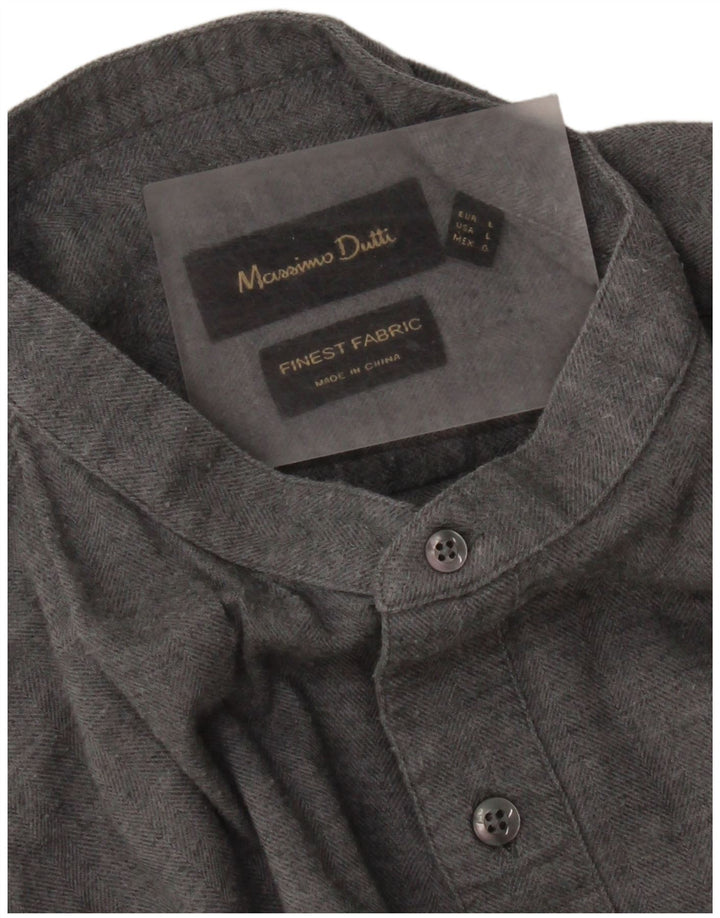 Massimo Dutti Herreskjorte Stor grå sildeben