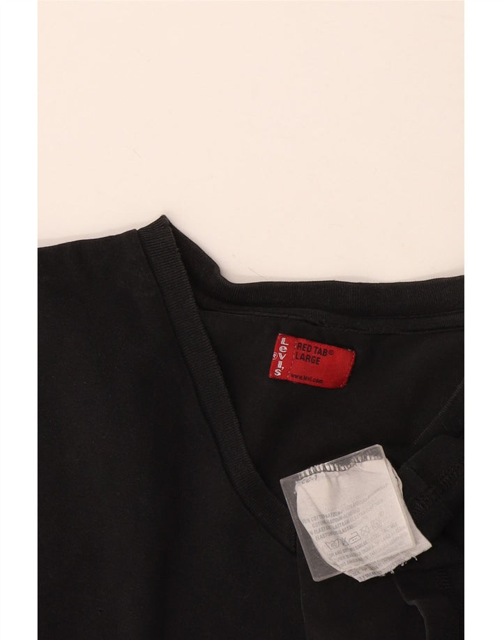 Levi's Herre T-shirt Top Stor marineblå bomuld