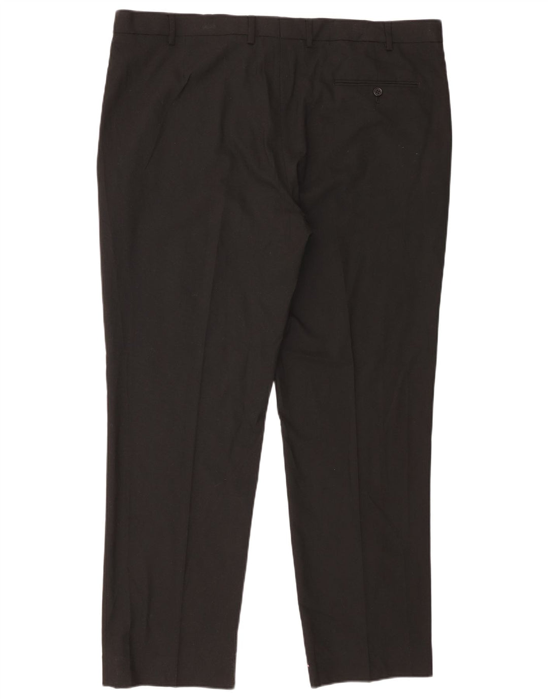 Marks & Spencer Herre Regular Fit Suit Bukser W42 L31 Sort polyester