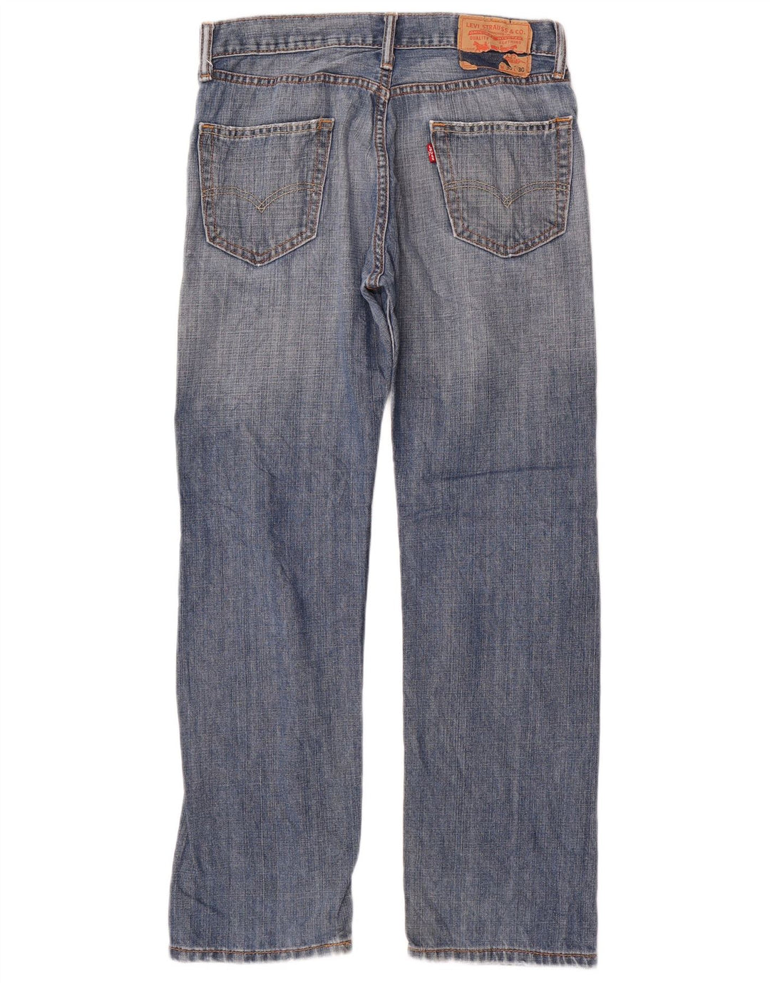 Levi's Herre 505 Straight Jeans W30 L30 Blå Bomuld