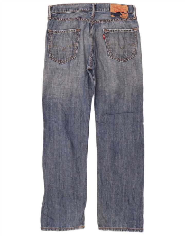 Levi's Herre 505 Straight Jeans W30 L30 Blå Bomuld