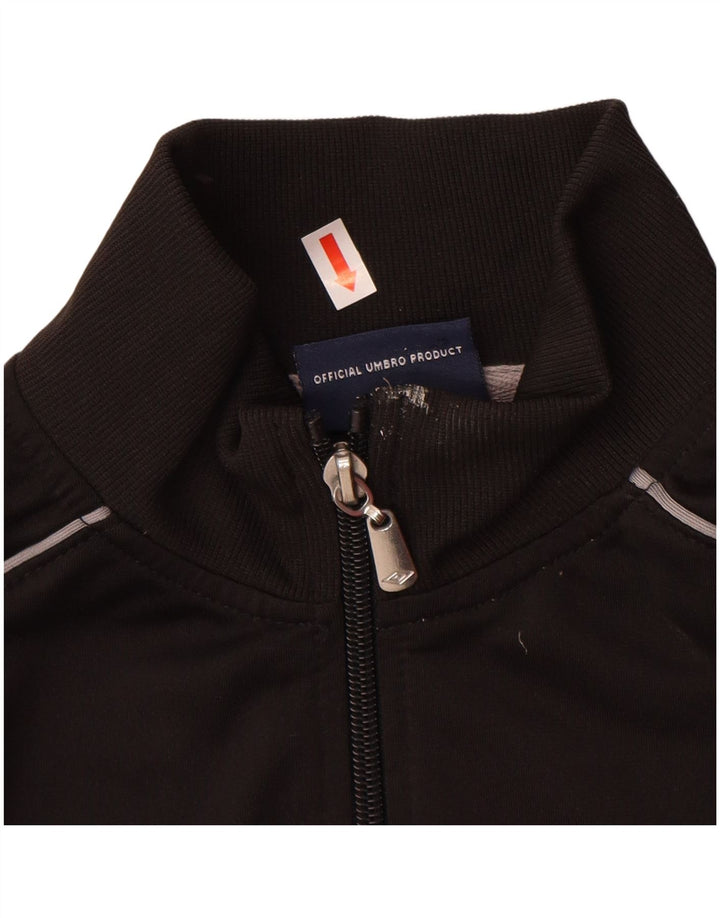 UMBRO Træningsdragt til drenge Topjakke 12-13 år XL Sort Polyester