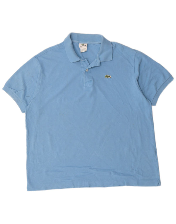 Lacoste Herre Polo Shirt Str. 7 2XL Blå Bomuld