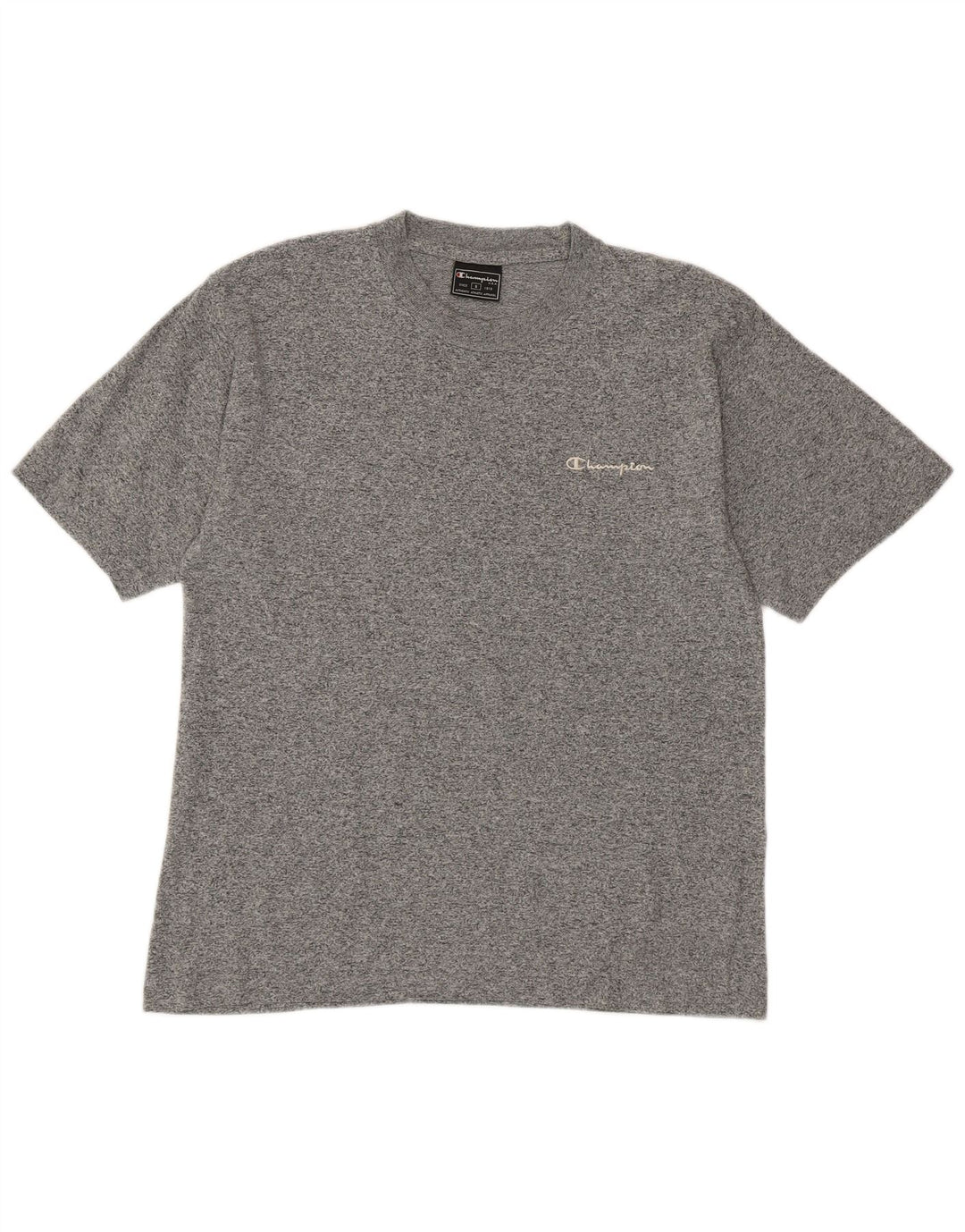 Champion Herre T-Shirt Top Lille Grå Flecked