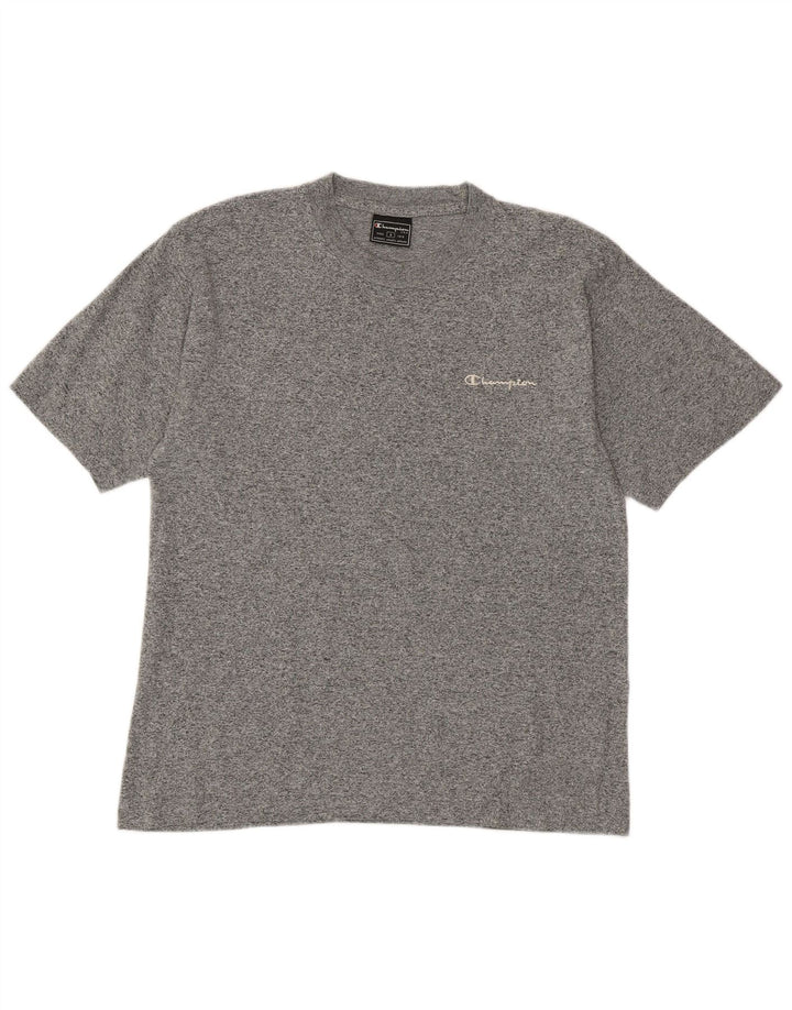 Champion Herre T-Shirt Top Lille Grå Flecked