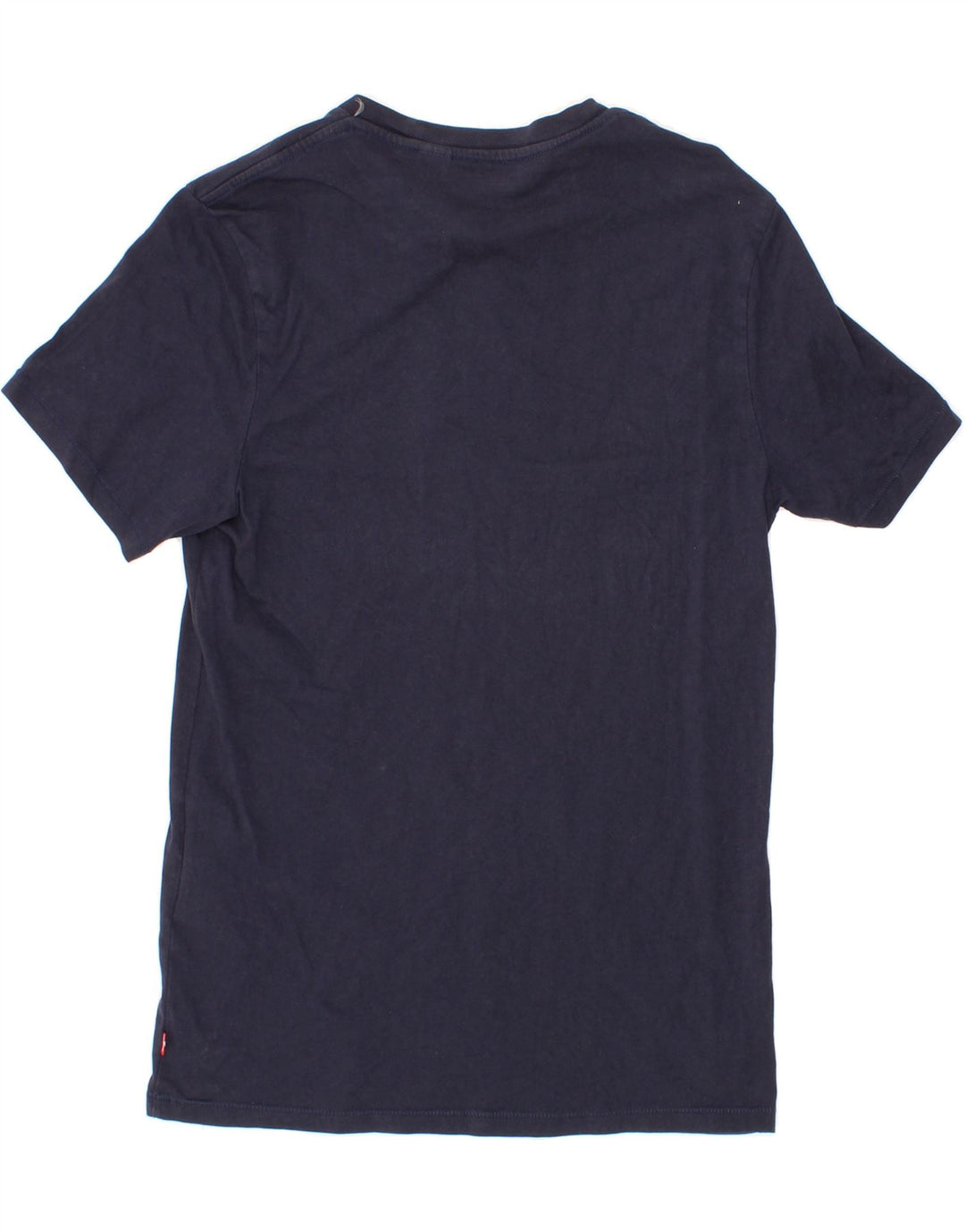 LEVI'S Mens Graphic T-Shirt Top Small Navy Blue Cotton Vintage Levi's and Second-Hand Levi's from Messina Hembry 