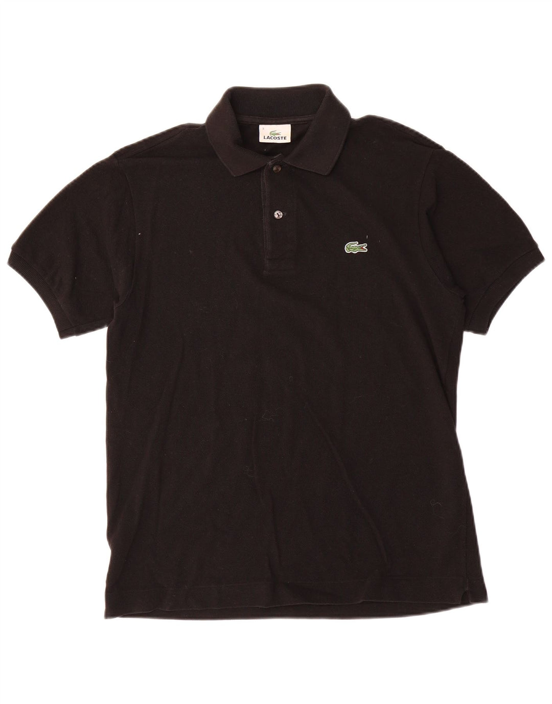 Lacoste herre poloskjorte str. 3 Lille sort bomuld