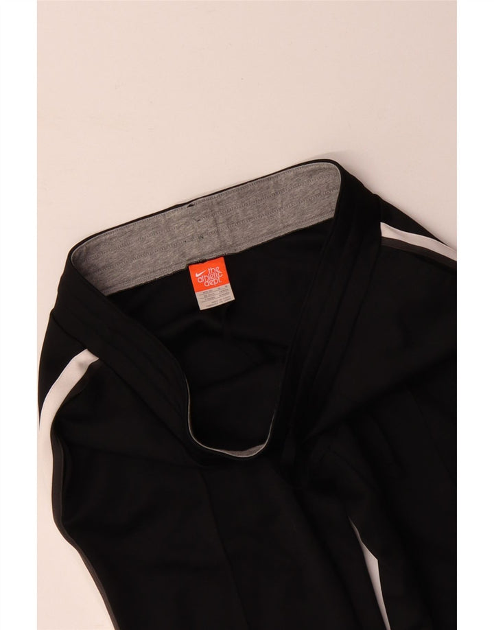 NIKE træningsdragtsbukser til kvinder UK 12/14 Medium Black Polyester