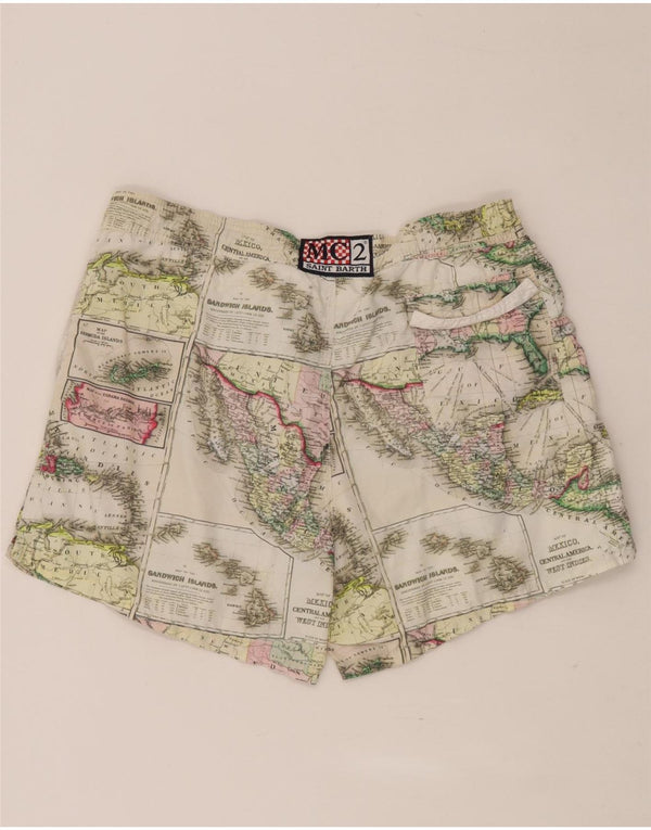 Saint Barth Badeshorts med abstrakt mønster til mænd 2XL flerfarvet