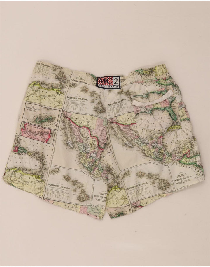 Saint Barth Badeshorts med abstrakt mønster til mænd 2XL flerfarvet