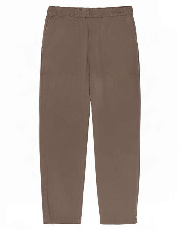 Zara Womens Tapered Cropped Trousers Medium W30 L24 Brun
