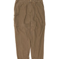COLUMBIA Womens Slim Cargo Trousers US 16 2XL W36 L29 Beige Polyester Vintage Columbia and Second-Hand Columbia from Messina Hembry 