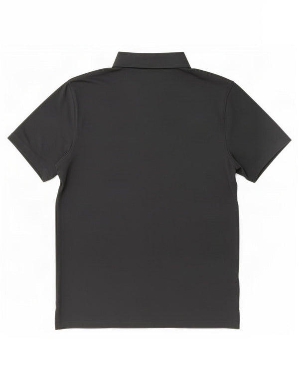 Nike Dri Fit poloshirt til mænd mellemgrå stribet polyester