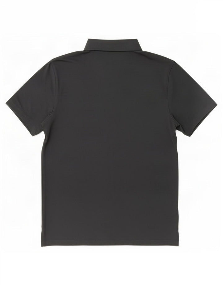 Nike Dri Fit poloshirt til mænd mellemgrå stribet polyester