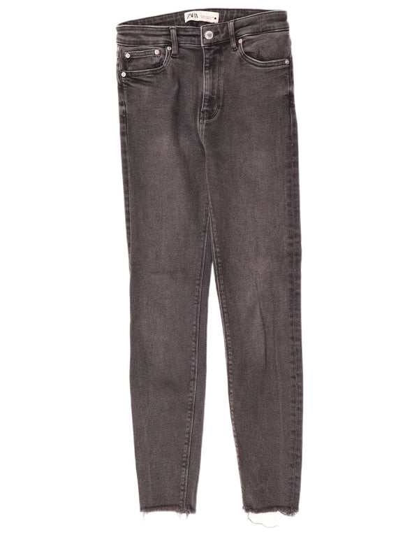 Zara Dame Skinny Jeans EU 36 XS W26 L27 Grå