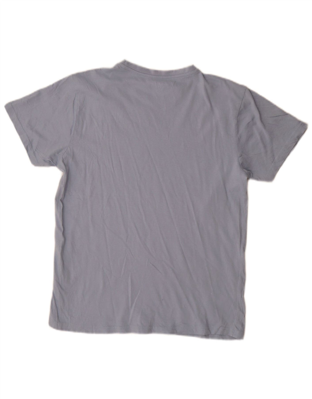 Pierre Cardin Dame T-Shirt Top UK 14 Medium Blue Bomuld