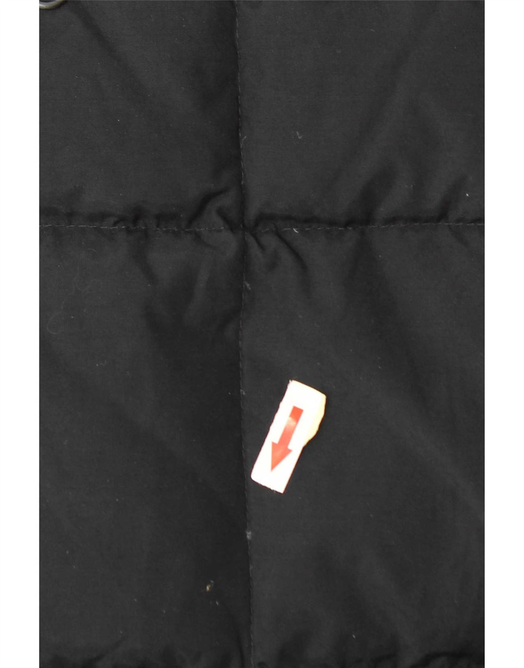 Vintage polstret damejakke IT 48 XL sort polyamid