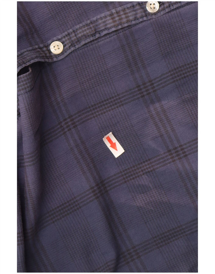 Tommy Hilfiger Herreskjorte Medium Navyblå ternet bomuld