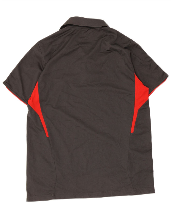 Adidas Herre Liverpool Grafisk Polo Shirt Lille Grå Colourblock Polyester