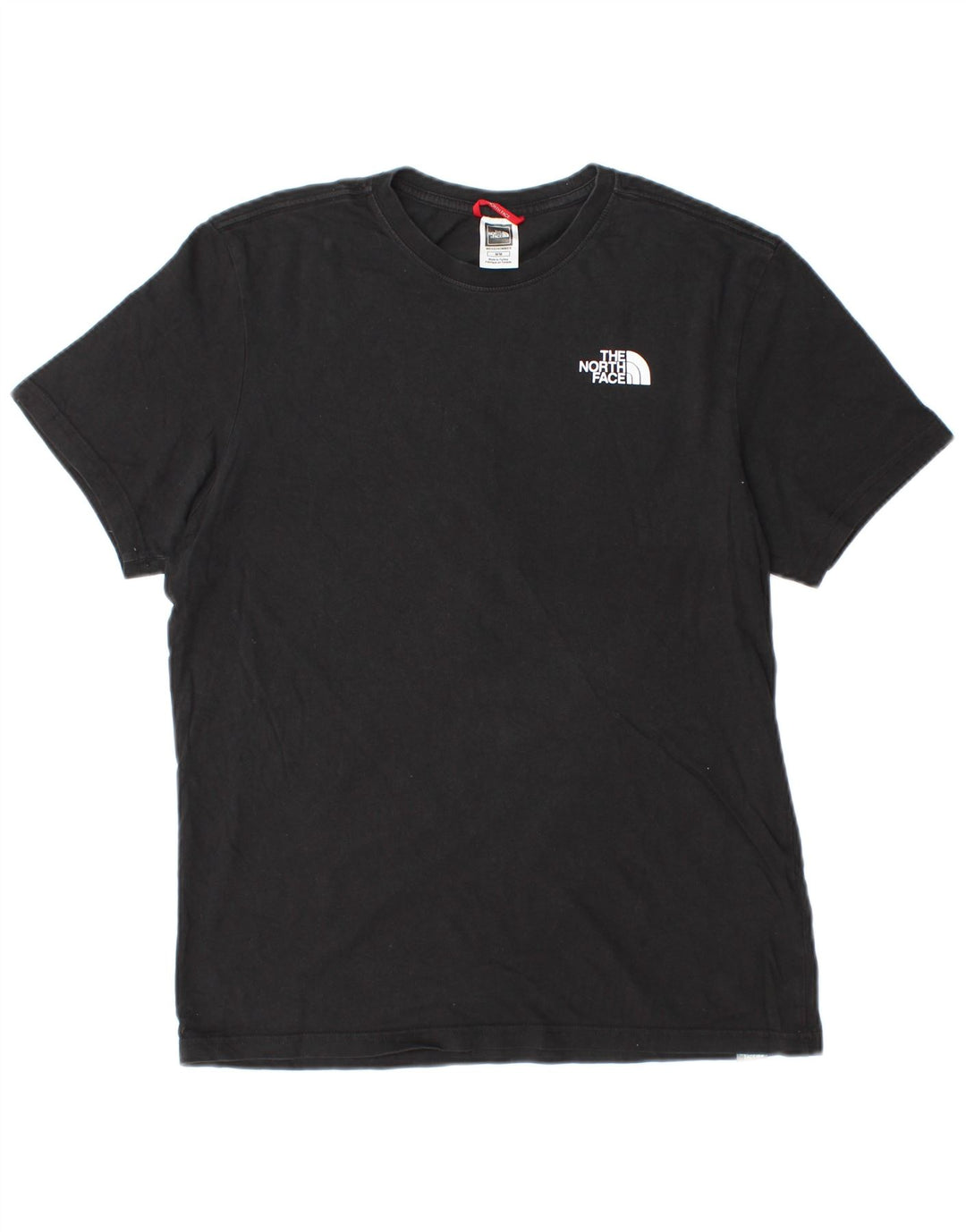 The North Face Herre grafisk T-shirt Top Medium Sort Bomuld
