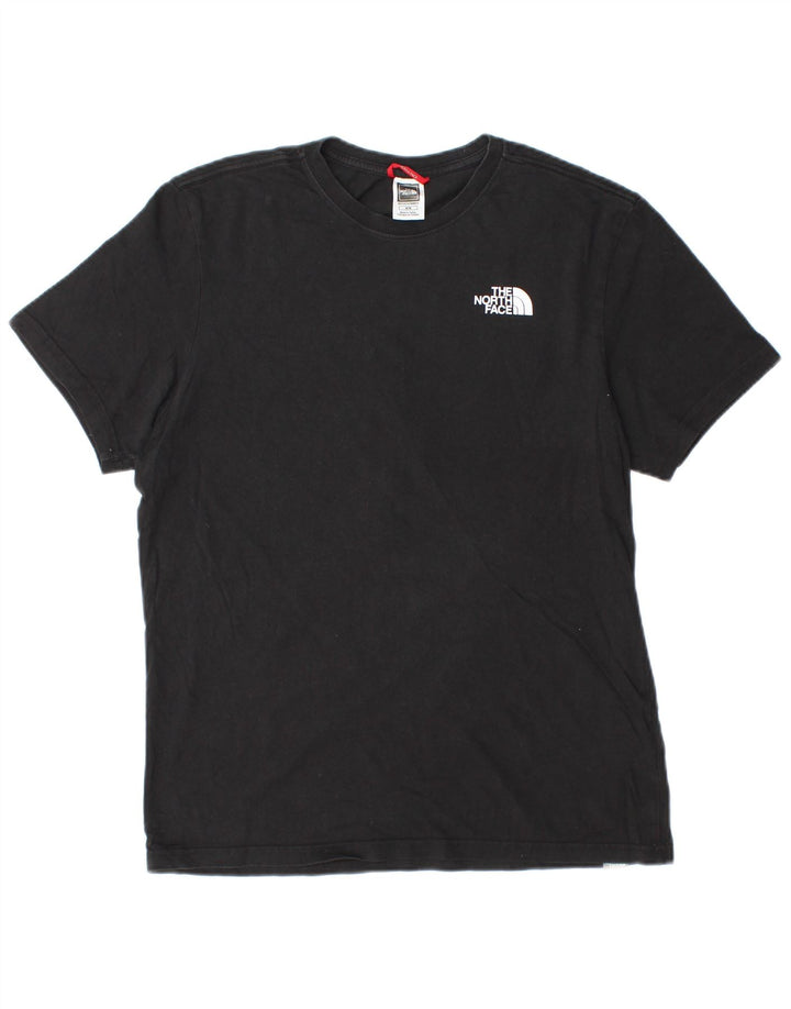 The North Face Herre grafisk T-shirt Top Medium Sort Bomuld