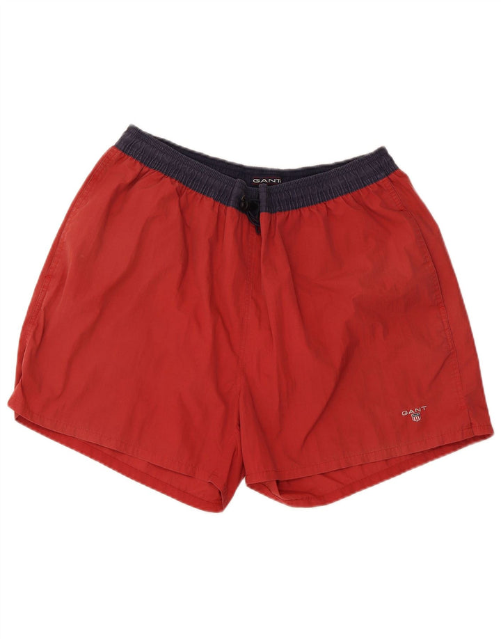 Gant Badeshorts til mænd XL Rød Colourblock Nylon