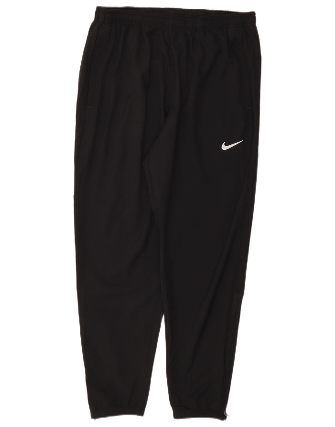 Nike Dame Dri Fit træningsdragt Bukser UK 16 Large Black Polyester