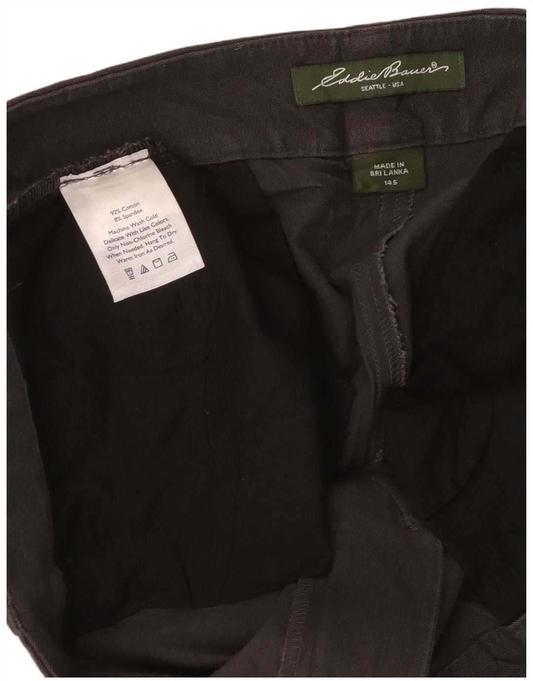 EDDIE BAUER Kvinder Mercer Fit Casual Bukser US 14 XL W38 L31 Grå