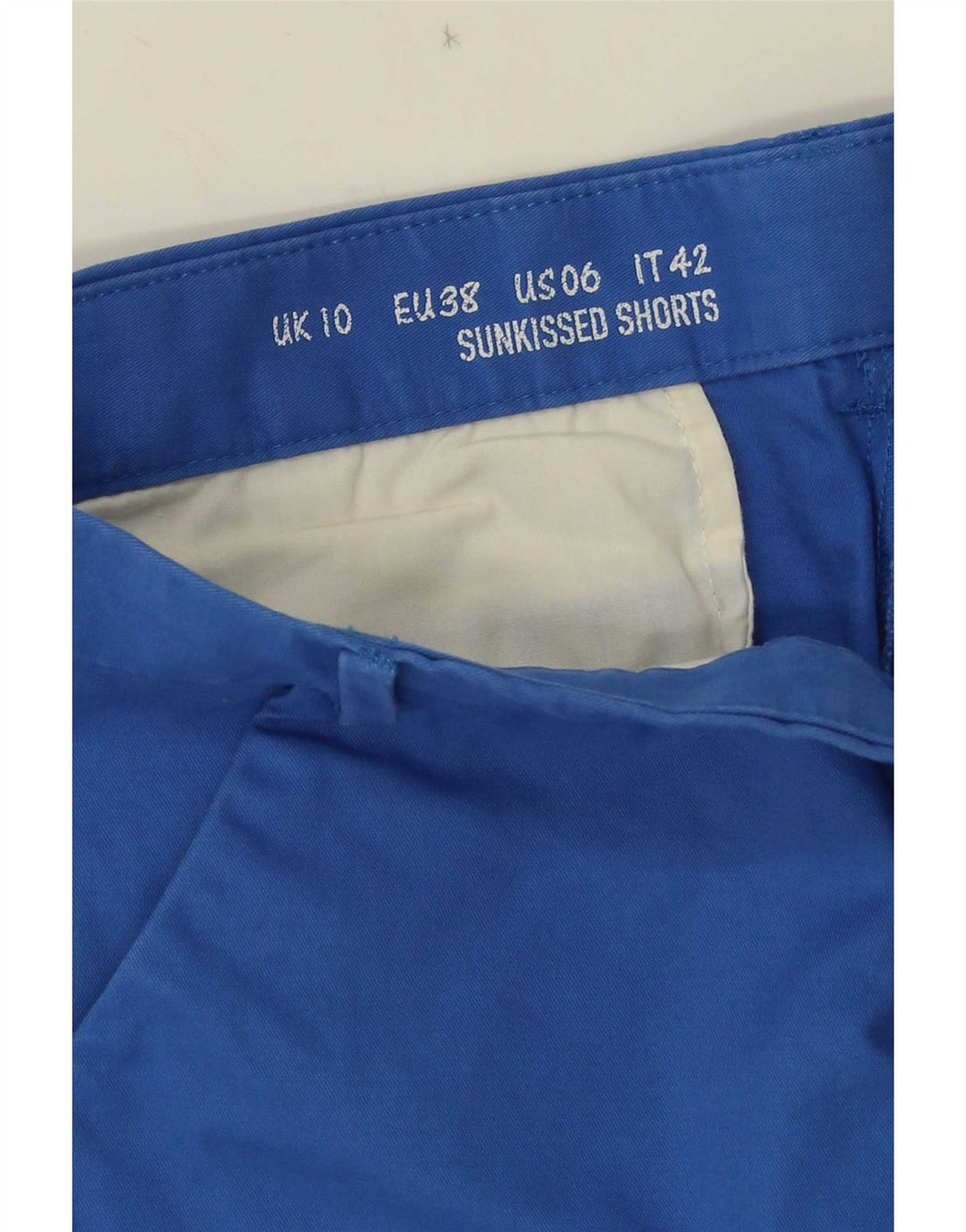 Gap Womens Casual Shorts UK 10 Small W32 Blue
