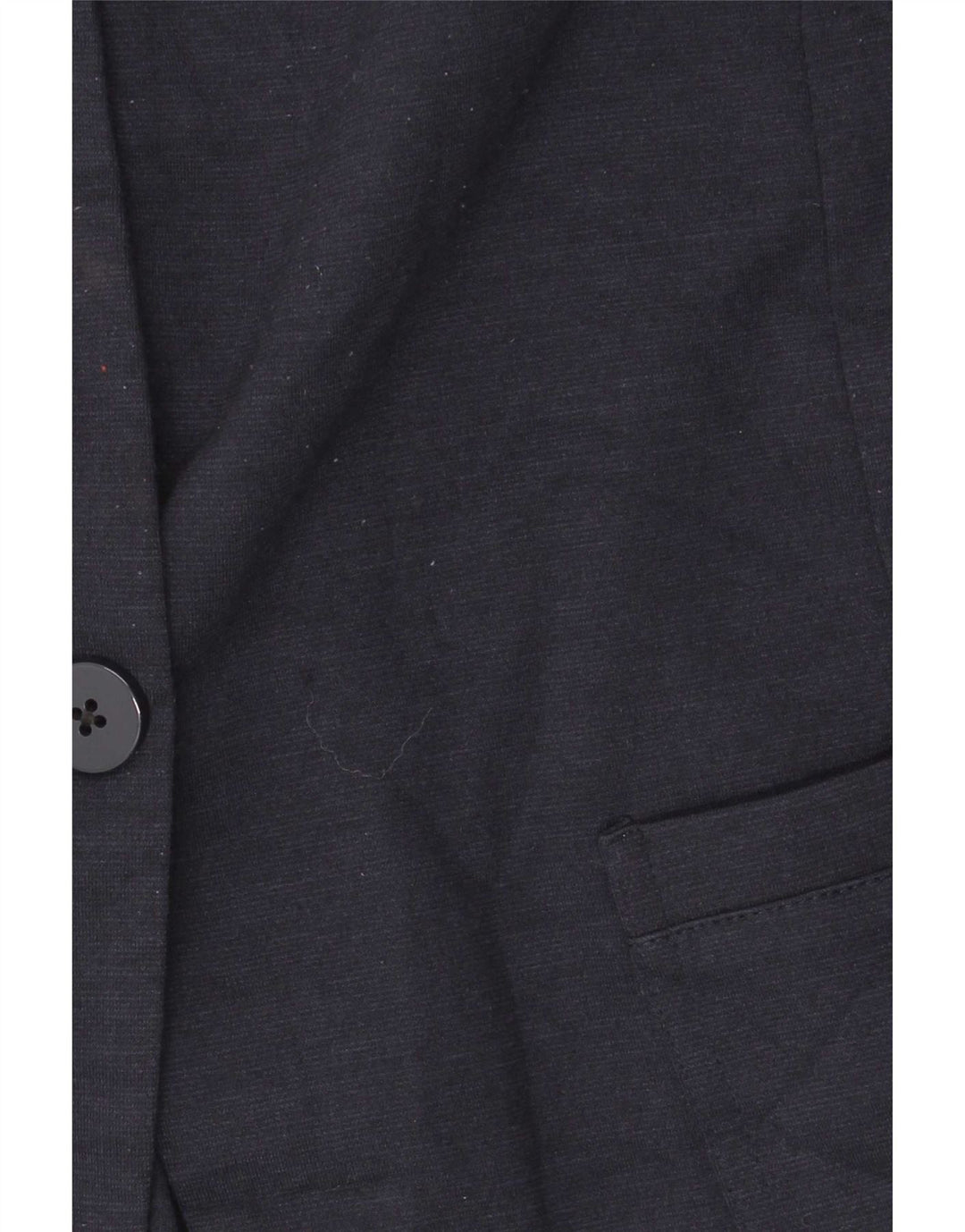Benetton Womens Military 1-knaps blazerjakke UK 14 Large Navy Blue