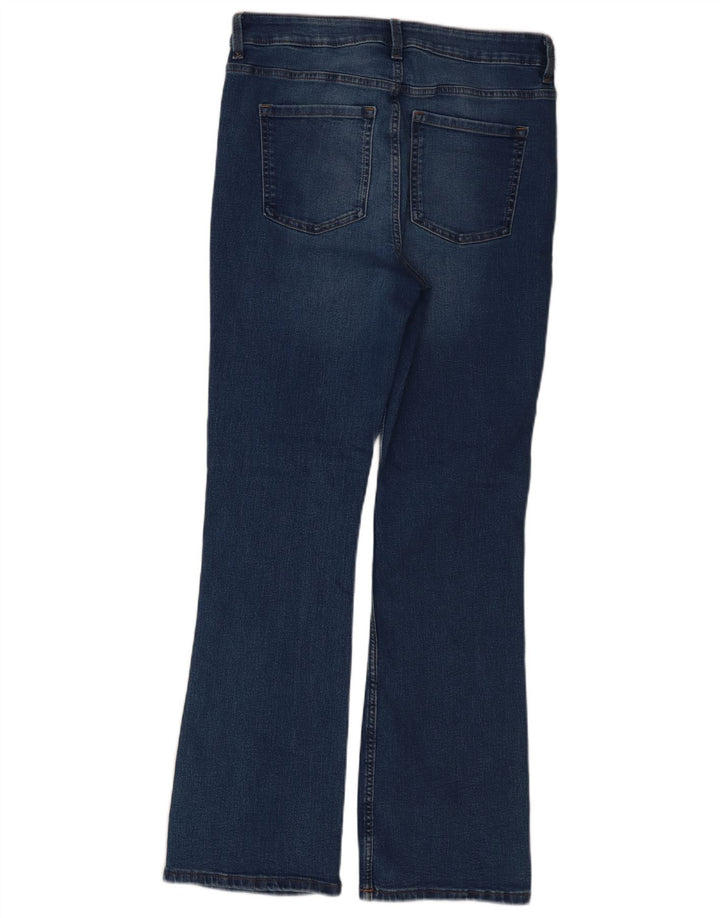 Marks & Spencer Dame Eva Regular Bootcut Jeans UK 12 Medium W32 L30 Blue
