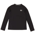Under Armour Boys Heat Gear Top Langærmet 9-10 år Medium Sort