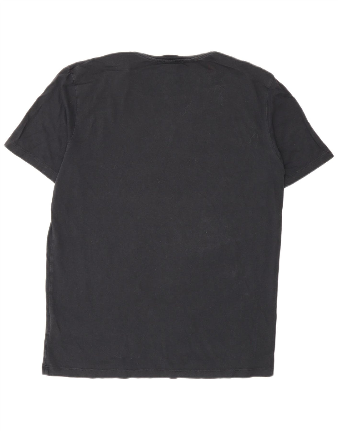 Cos Herre T-Shirt Top Medium Sort Bomuld