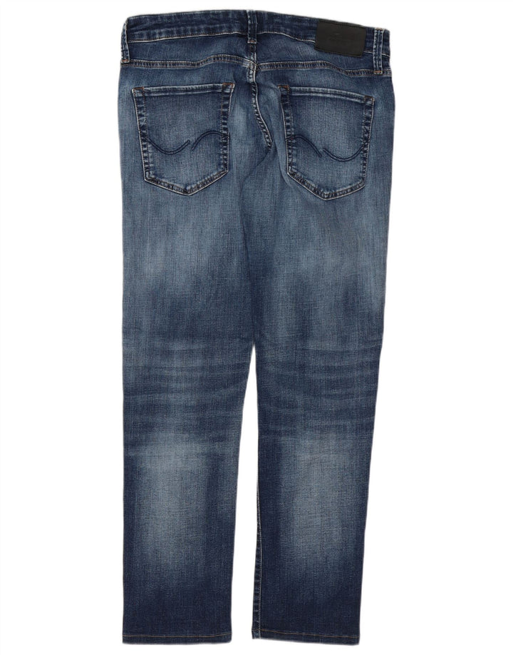 Jack & Jones Herre Slim Jeans W32 L29 Blå Bomuld