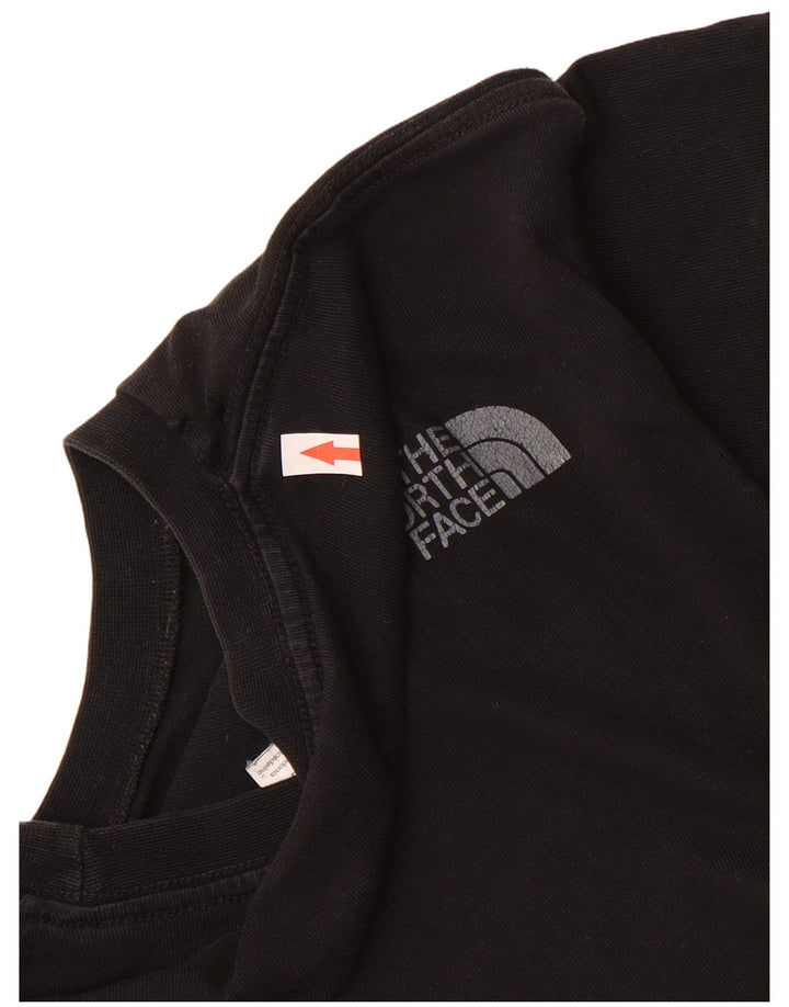 The North Face Herre grafisk T-shirt Top Lille sort bomuld
