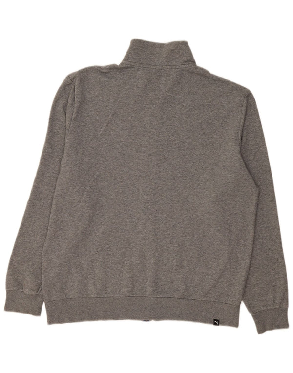 Puma Herre grafisk træningsdragt Topjakke XL Grå Bomuld