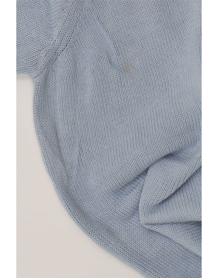 Marks & Spencer Dame Boat Neck Jumper Sweater UK 16 Large Blue
