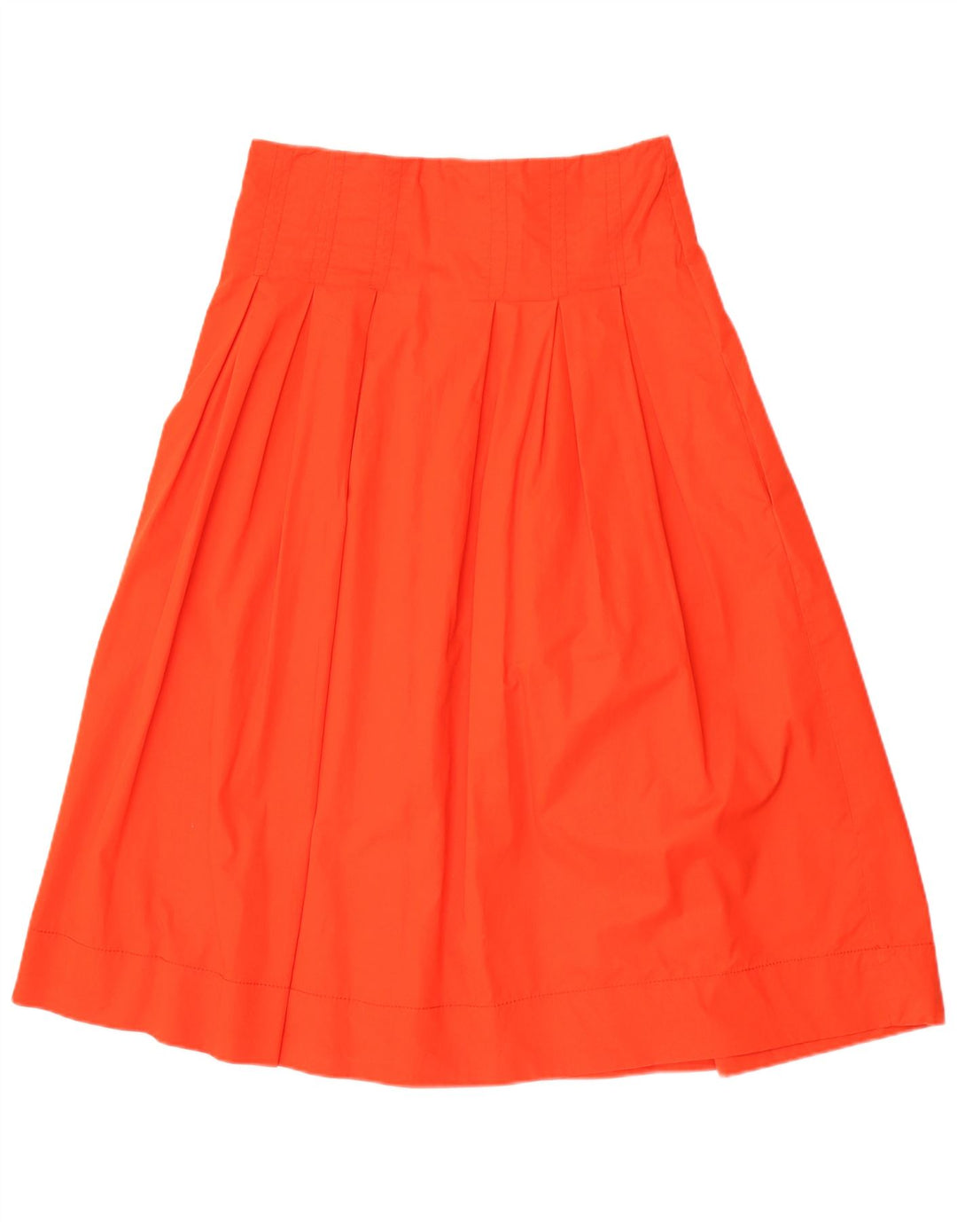 Zara Dame A-Line nederdel Large W30 Orange Bomuld