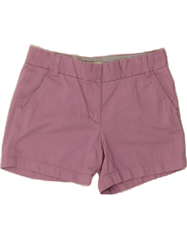 J. CREW Womens Chino Shorts US 8 Medium W32  Purple Cotton Vintage J. Crew and Second-Hand J. Crew from Messina Hembry 