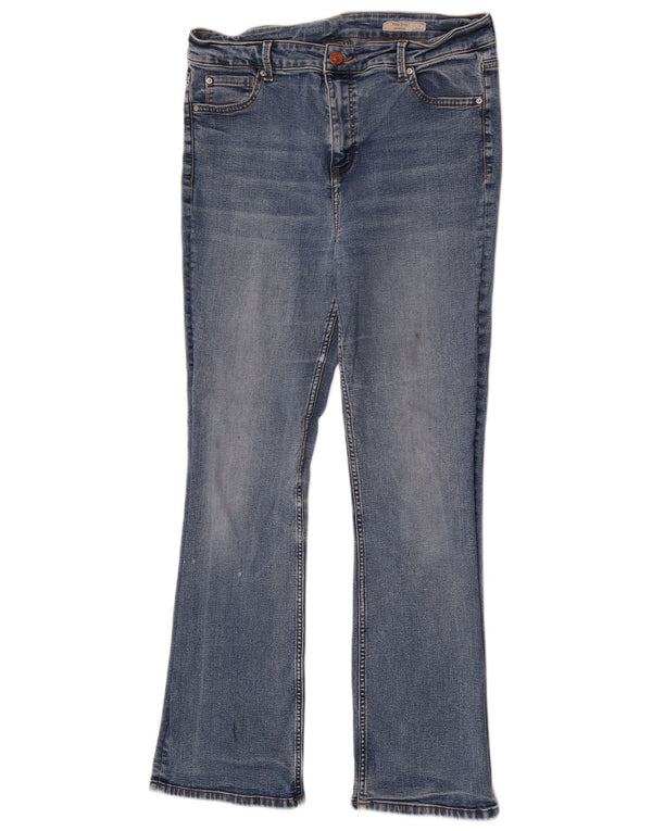 Marks & Spencer Dame The Eva Bootcut Jeans UK 16 Large W34 L30 Blue