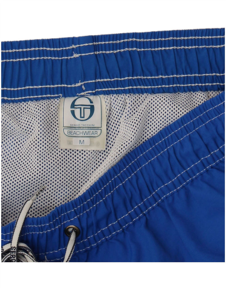 Sergio Tacchini Badeshorts til mænd Medium Blue Colourblock Polyamid
